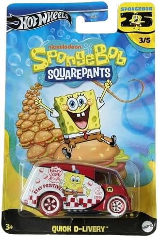 Hot Wheels Quick D-Livery Spongebob Squarepants 25 Years, 3/5