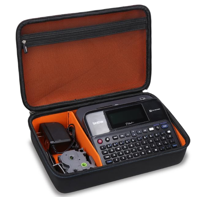Mchoi Hard Portable Case for Brother P-Touch Label Maker PTD600 /D610BT Connected Label Maker, Case Only