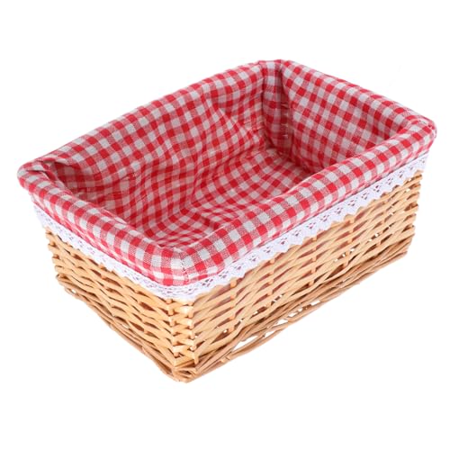 MAGICLULU Wicker Aufbewahrungskorb mit Baumwollfutter Geflochtene...