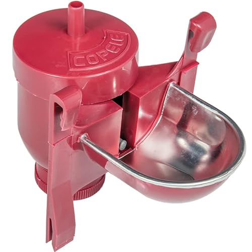 Premier 1 Automatic Red Float Poultry Waterer for Chickens & Birds