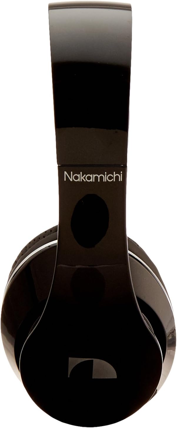 Nakamichi NK950 Series On-The Ear Headphones with Mic - Retail Packaging - Black