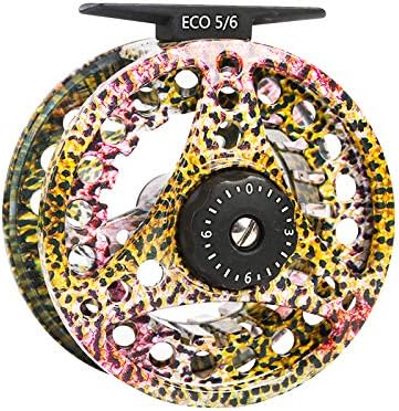 M MAXIMUMCATCHMaxcatch ECO Large Arbor Fly Fishing Reel (3/4wt 5/6wt 7/8wt) and Pre-Loaded Fly Reel with Line Combo