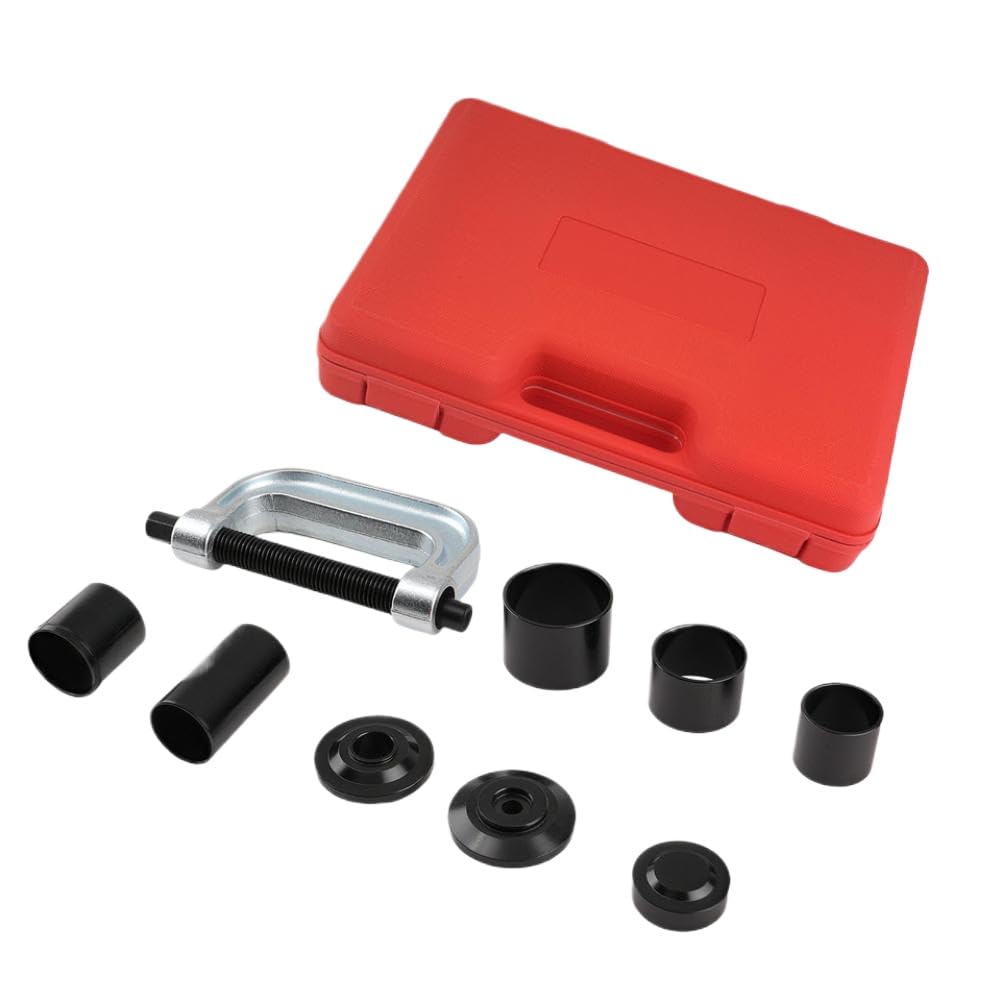 Set Master 8 Pezzi Attrezzo Pressa Giunto Sferico per Installazione Mozzo Ruota Auto