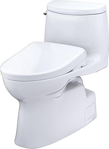 Miniatura 16 de TOTO WASHLET+ Carlyle II MW6144736CEFGA#01 - Inodoro alargado de una pieza con asiento de bidé contemporáneo WASHLET+ S7A, algodón blanco