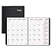 Brownline 2016 Duraflex Monthly Planner, Twin-Wire, Black, 8.875" x 7.125" (CB1200V.BLK-16)