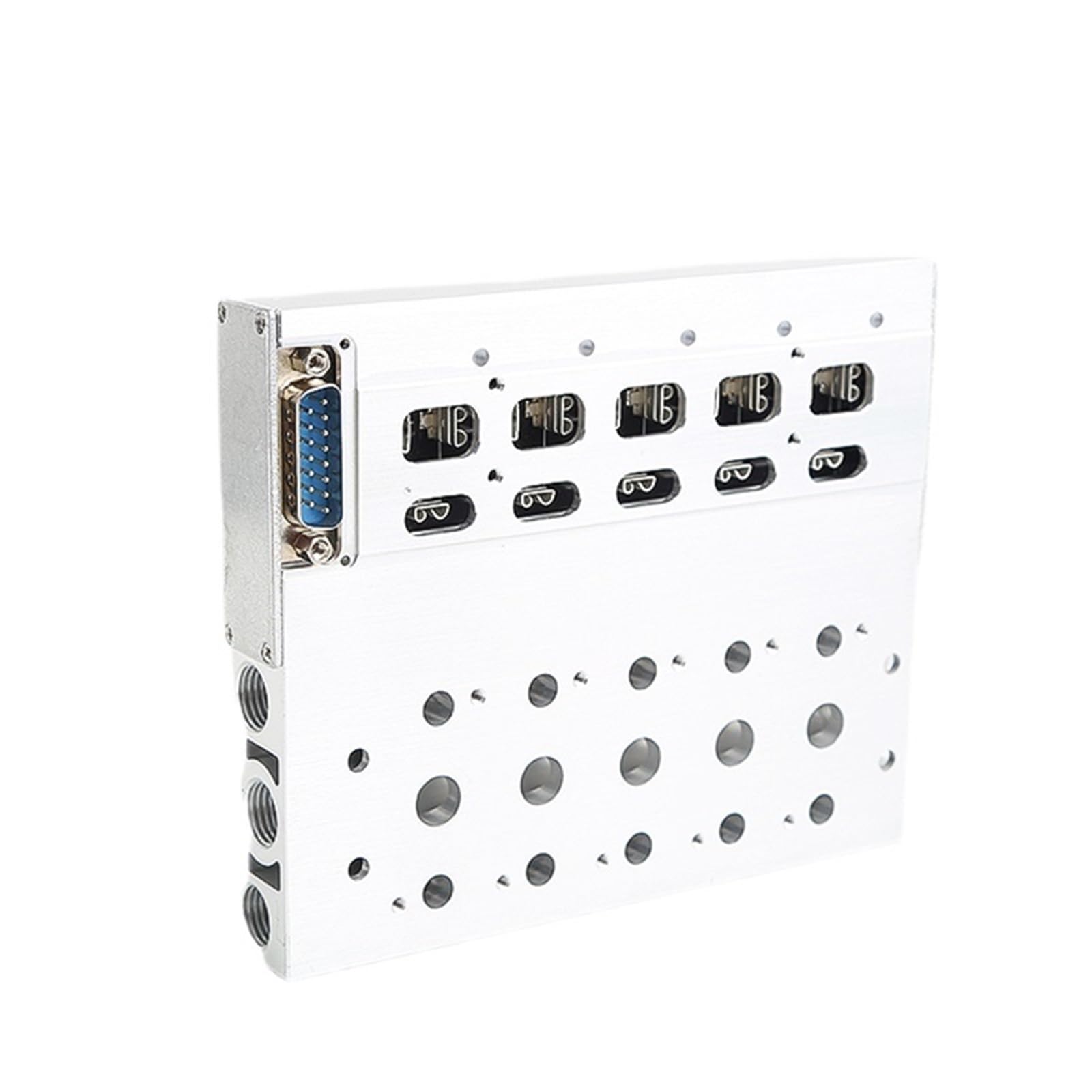 1 electroválvula neumática 4V210, colector de escape de aire de 200 m, con accesorios (F3-4V210-11F)