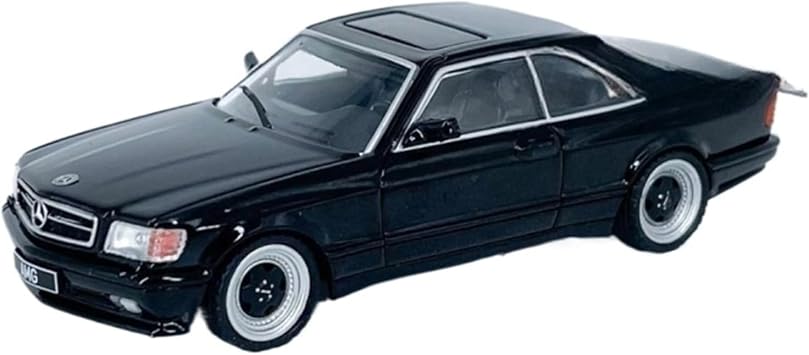 Miniature Display 164 Scale for Mercedes-Benz 560 SEC AMG Car Die Cast Model Kit Collection Static Ornaments Simulation Collection