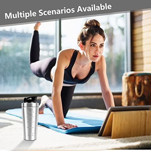 Edelstahl Protein Shaker JOLIGAEA 750ml für Eiweißgetränke