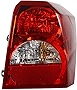 Evan-Fischer Tail Light Assembly Compatible with 2008-2012 Dodge Caliber Passenger Side