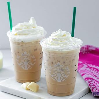 White Chocolate Mocha Sauce - Premium Flavoring For Use Hot or Cold; Compatible With Starbucks Coffees, Lattes, Mocha, Frappuccinos, Desserts & Baking; Same Used in Cafes by Baristas - 63 oz (Bottle Only)