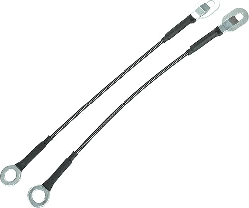 Juego de cables de puerta trasera para 1988-2002 Chevy GMC C/K 1500 2500 3500 Pickup Truck LH y RH de 14-9/16 pulgadas de largo Reemplazo 15673251