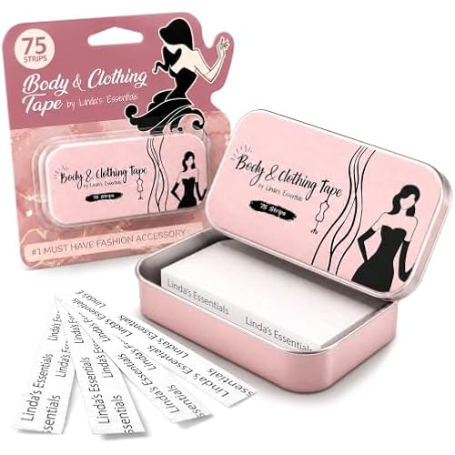 Double Sided Tape for Clothes, Body and Fashion | Clothing and Hem Tape for Women, No Sew No Iron Fabric Adhesive for Skin