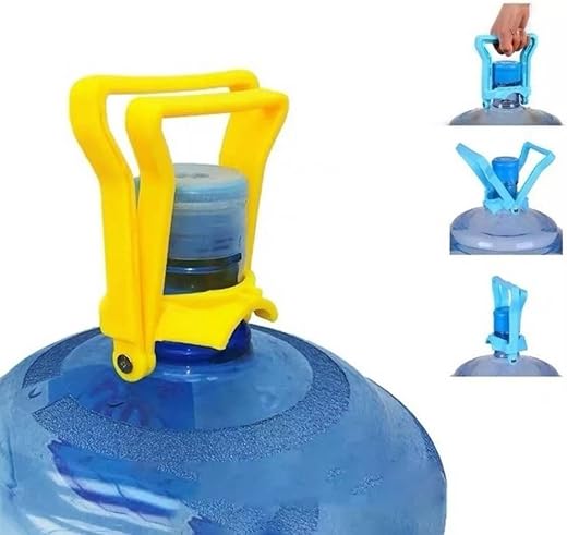 LIRABS 20 Liter Water Bottle Carry Handle (1 Piece), Note- Only 1 Pc Lifting Handles, No Bottle Or Jar Included.,Yellow, P...