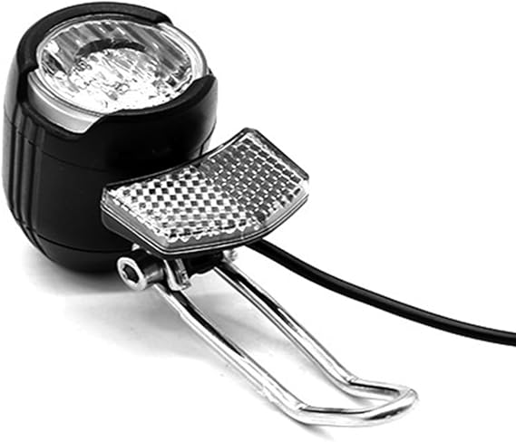 Ebike Bright Bicycle Headlight for Night Riding 3 Pins Male Connector 12V 24V 36V 48V 60V Waterproof Super Bright Led Front Light for Bicycles Led Headlight for Bike