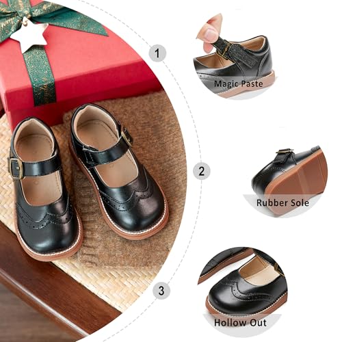 Image of Otter MOMO Toddler /Little Girls Mary Jane Slip-on School Uniform Party Dress Shoes
