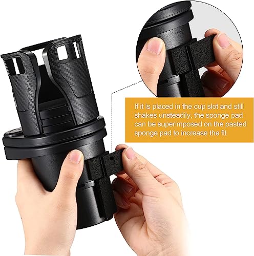Portavasos Multifuncional Ajustable para Carro Negro miniatura 4