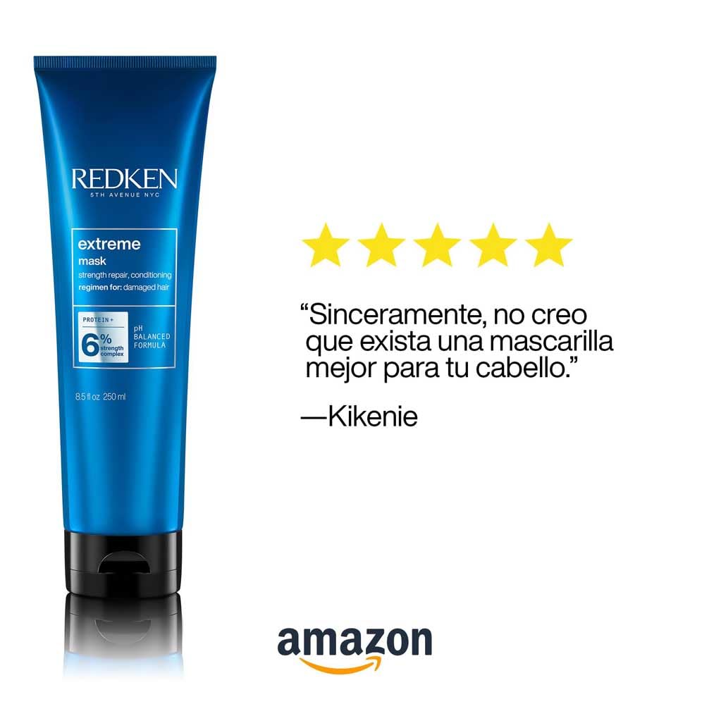 Redken | Mascarilla Reparadora con Proteínas para Cabello Dañado, Extreme, Formato 250 ml