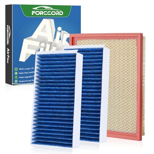 Image of 2*Cabin Air Filter and 1*Engine Air Filter Fit for Nissan Frontier NV1500 NV2500 NV3500 Pathfinder Xterra & Suzuki Equator Activated Carbon Cabin Filter Replace#CF10553 CA7440 Car Accessories
