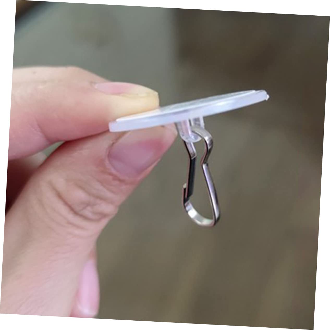 40piezas Ganchos De Techo Adhesivos Transparentes Ganchos Fuertes Para Colgar Decoraciones Sin Necesidad De Perforar Para Plantas y Luces Interiores y Exteriores