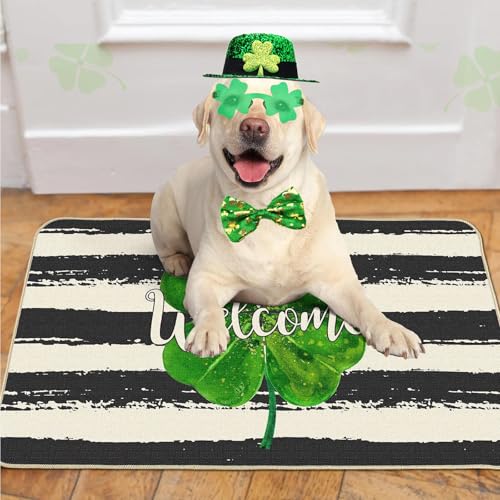 Disfraz Día de San Patricio para Perro 3 Pzs Sombrero Irlandés miniatura 2