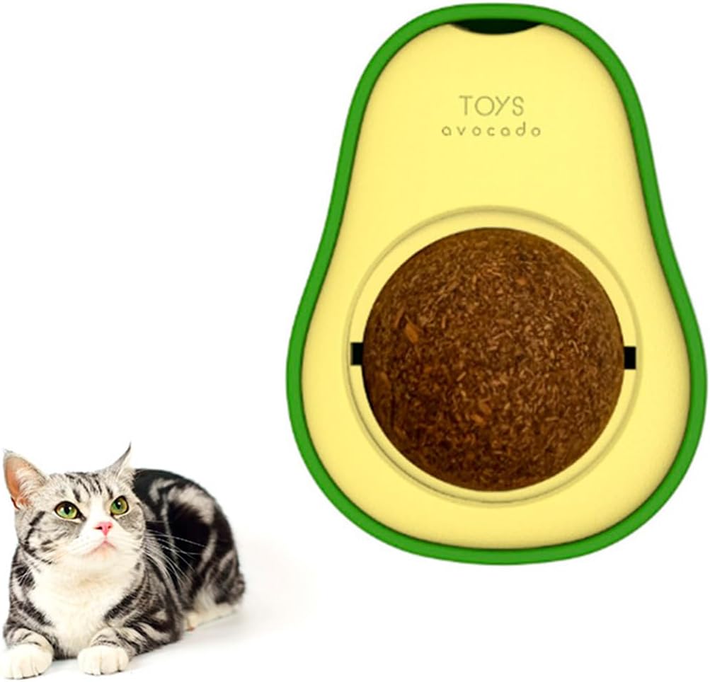 Avocado Catnip Toy, Healthy Snack and Play for Cats
