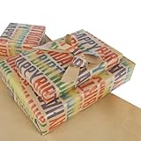 HBell Birthday Wrapping Paper Roll,15m Colourful Happy Birthday Wrapping Paper,Recyclable Kraft Gift Wrapping Paper for Boy Gilrs Men Women BirthdayDecorations - Image 3