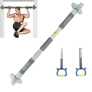 Amazon | Hooha 懸垂バー ネジ不要 懸垂棒 ぶら下がり健康器