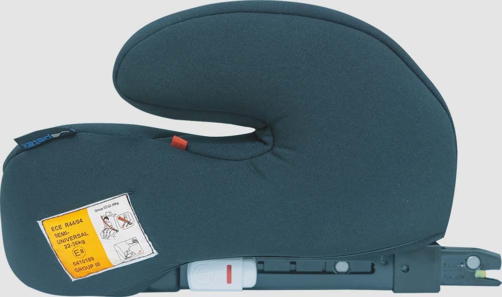 Petex 44430818 podwyższenie fotelika dziecięcego Max Plus 152 w zestawie Isofix, HDPE zgodnie z ECE R44/04, szary