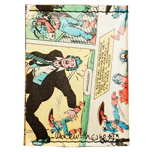 Porte-carte Captain America en pièces vintage plastifiées à la main - MadeWithCare