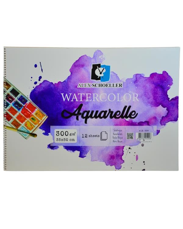 Watercolor Aquarelle 35x50 cm 926