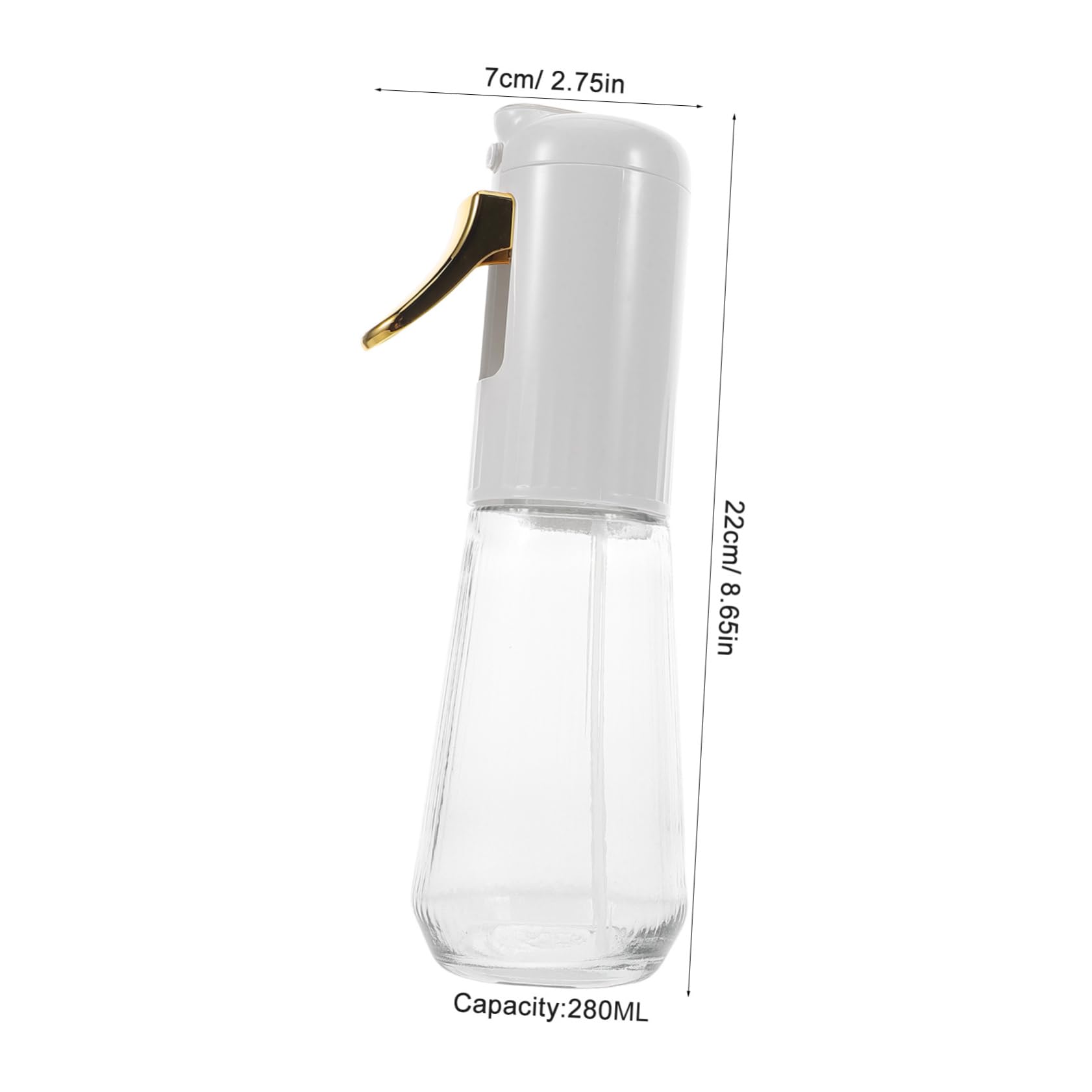 OUNONA Misting Spray Bottles Kitchen Oil Sprayer Mist Sprayer Glass Oil Spray Bottle