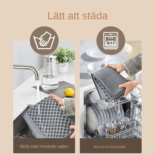 Dessous de verre absorbant de cuisine pour comptoir et appartement
