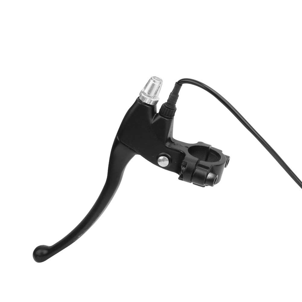 Qqmora Leva del Freno per Bicicletta elettrica, Manubrio del Freno Aspetto Elegante per sostituire Gli Accessori Design ergonomico per Biciclette elettriche per Ciclisti(Nero)