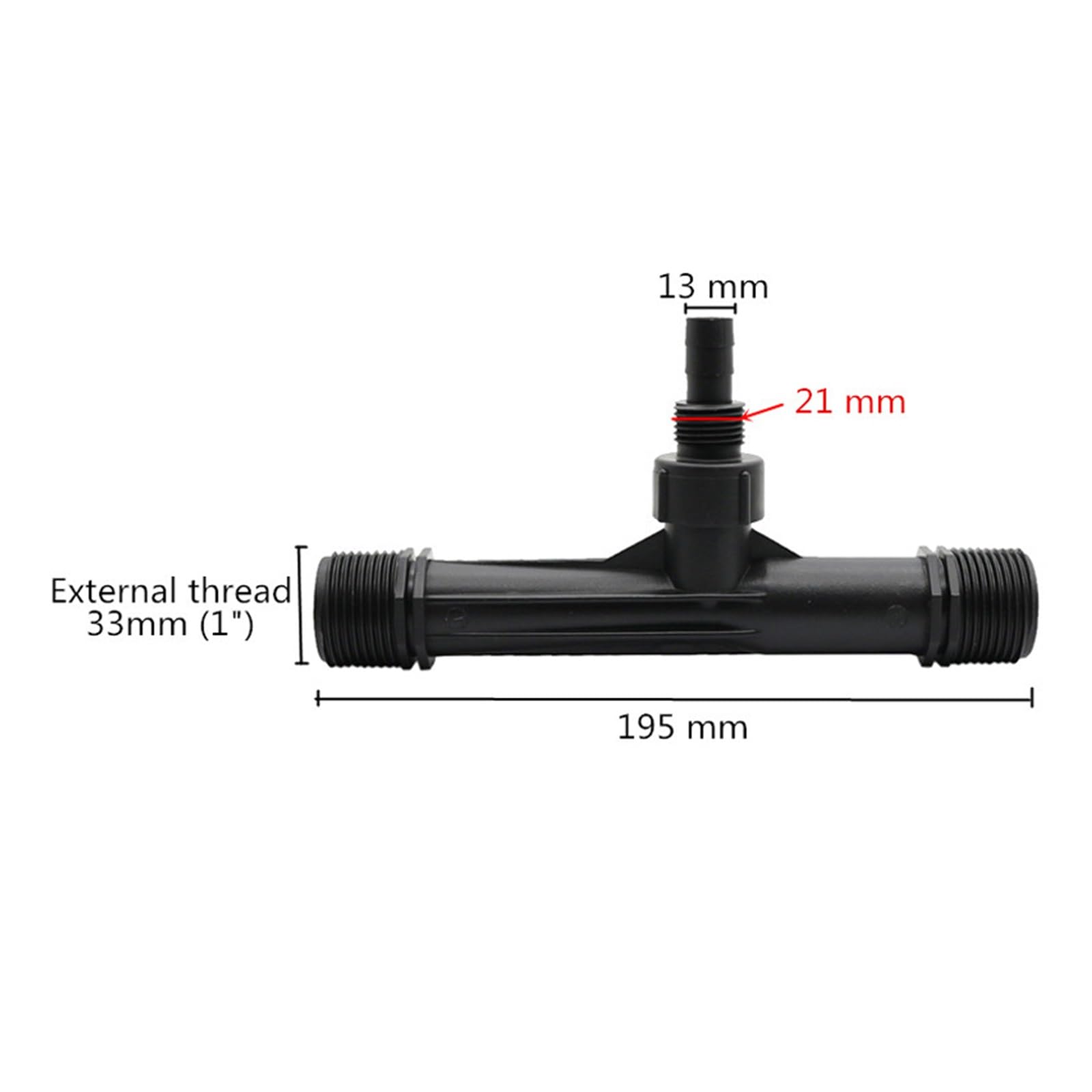 20 sztuk 1 "3/4" 1/2 "Rura Venturiego nawadnianie ogrodu nawożenie montaż Venturi nawóz wtryskiwacza narzędzia rolnicze