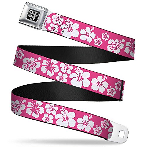 Cinturón Buckle-Down Hibiscus ideal para festivales y looks casuales de verano