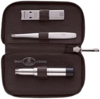 TWINOX® 3-Piece Brown Leather Case Manicure Set