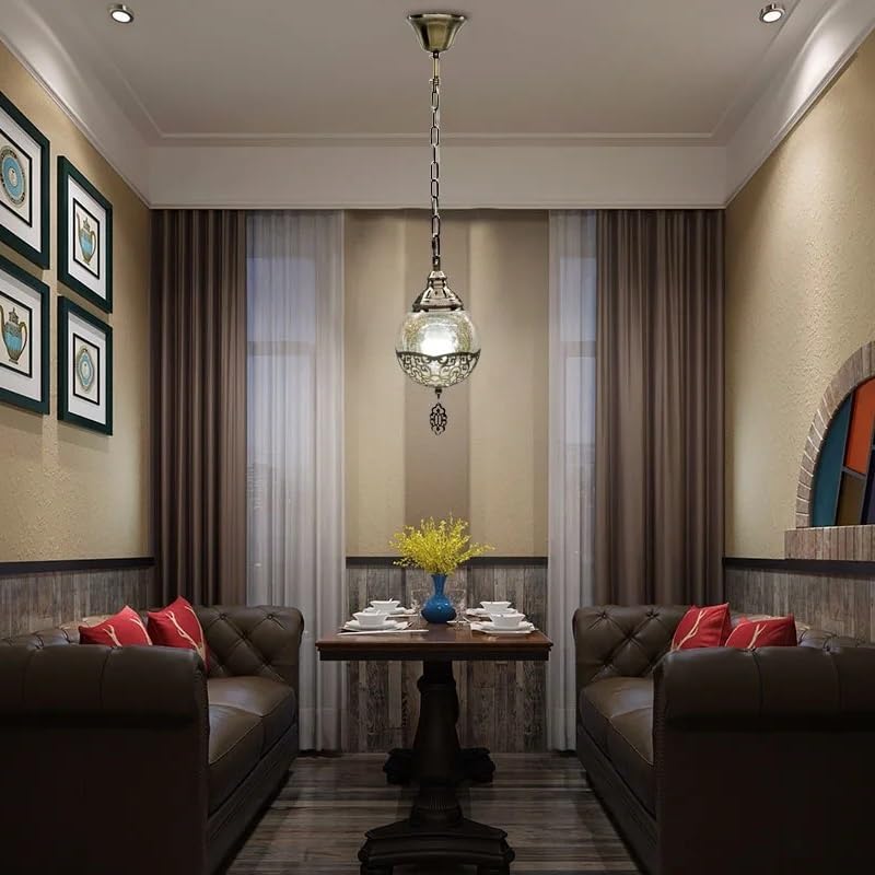 Lampe à suspension rétro v-intage turquie luminaire salon