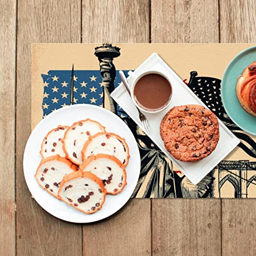 Sets de table Statue de la Liberté pour raviver vos repas de famille