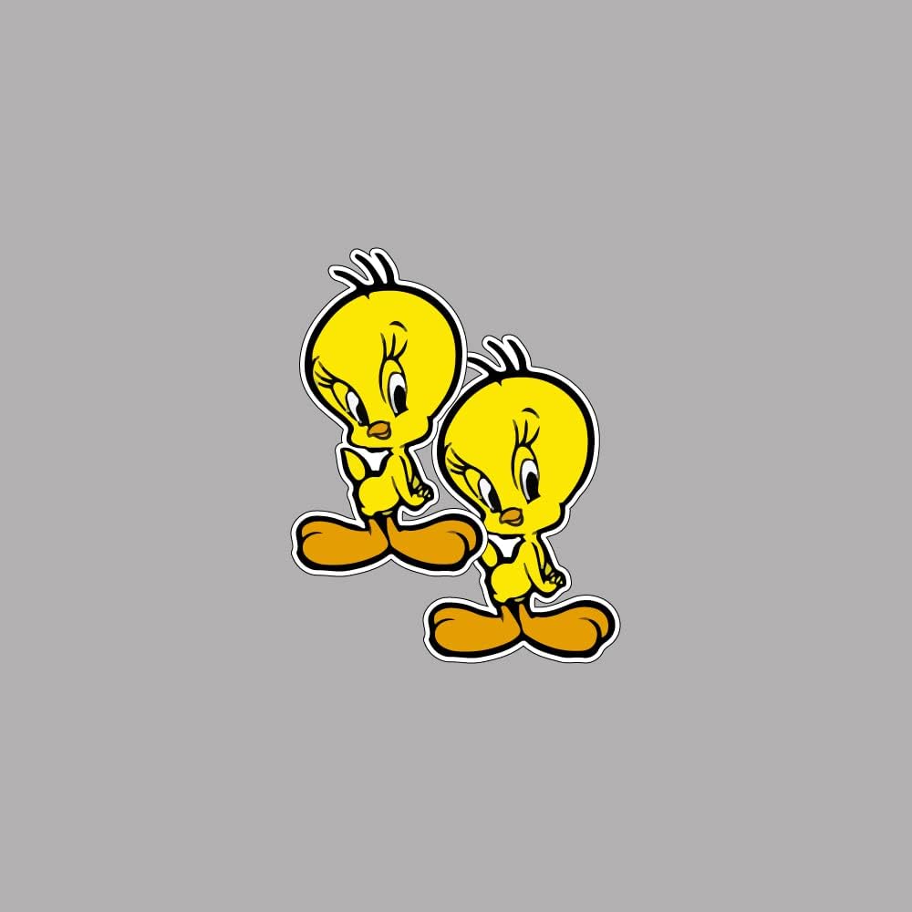 SmartDistributorsSmart-Tweety Bird Printed Decal Sticker - Sticker Graphic - Auto, Wall, Laptop, Cell, Truck Sticker for Windows, Cars, Trucks | 5 inch | SD-787 | 2 Pack