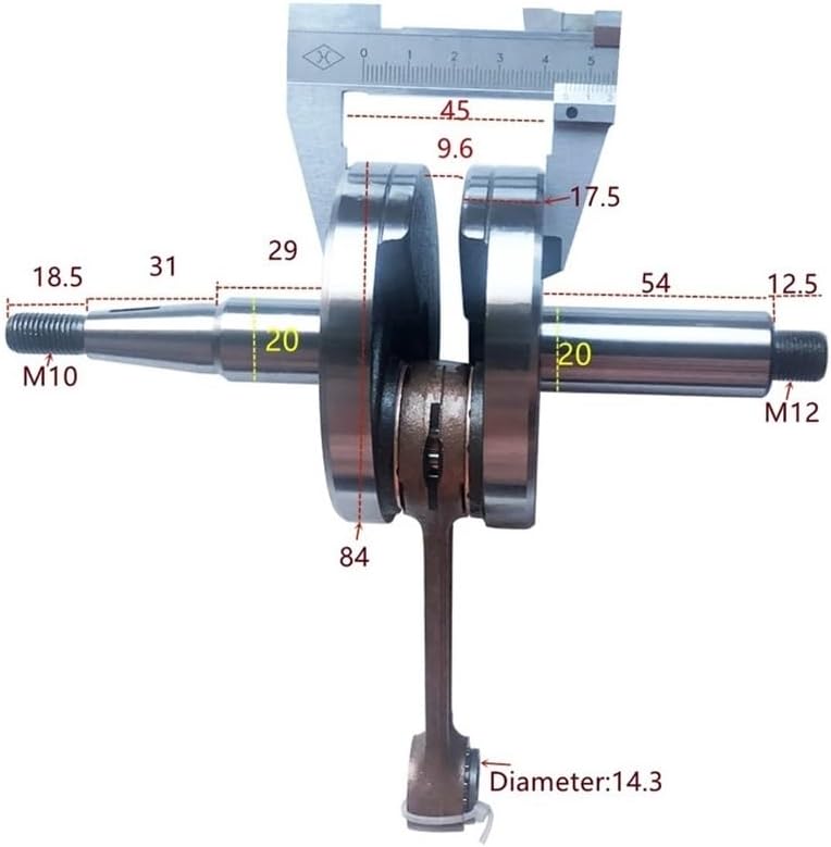 Fit For Yamaha YZ85 YZ 85 2002-2018 5PA-11400-00 Motorcycle Two Stroke Engine Crankshaft