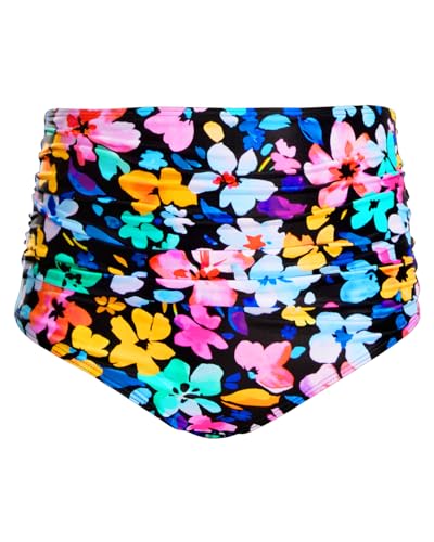 Image of Tempt Me Women High Waisted Bikini Bottom Retro Ruched Swim Bottom Shirred Tankinis Brief