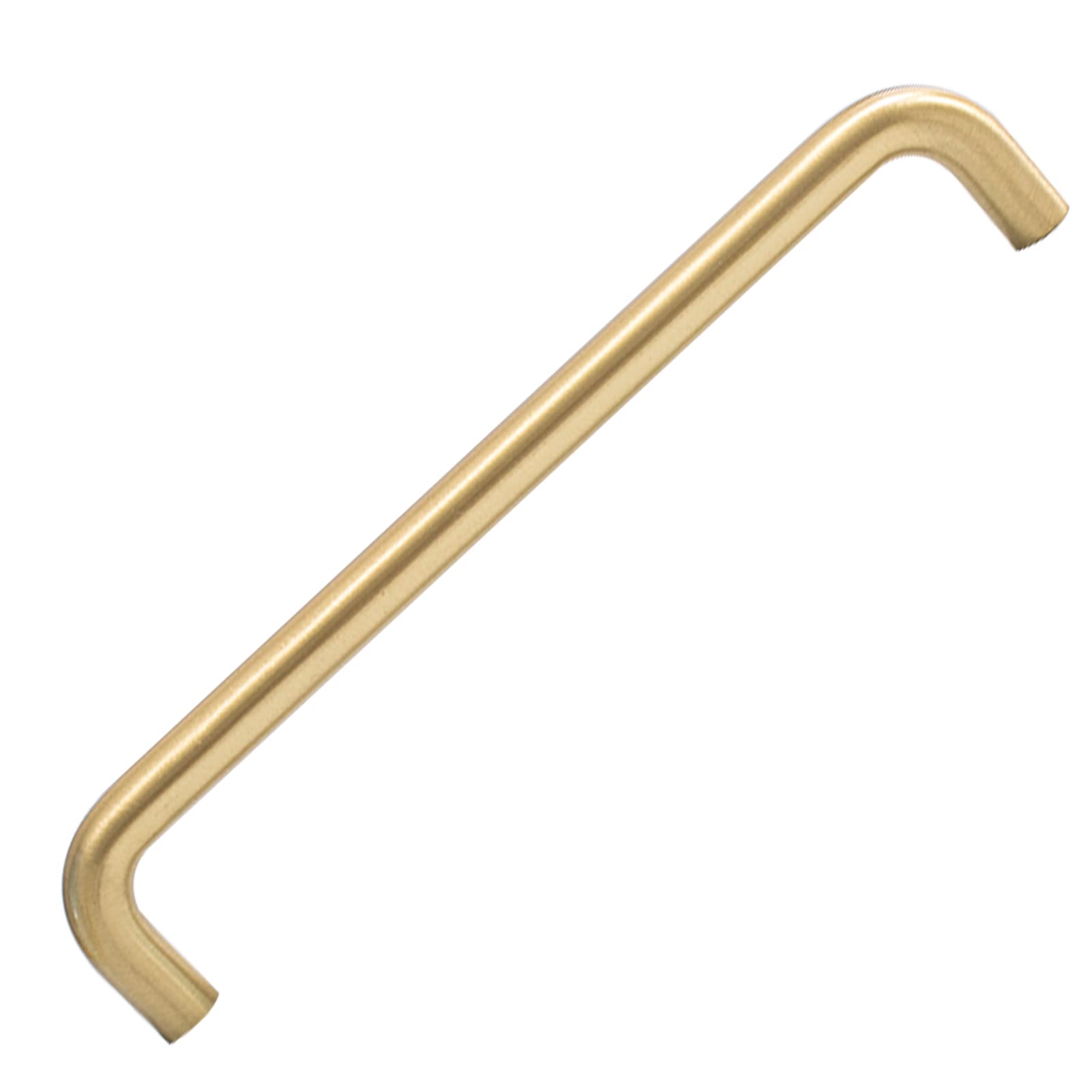 Niusabou One Color Bow Pulls Door Handles, Brass Copper Cabinet Drawer Door Pulls Handles Multiple Hole Distances2pcs(Hole Distance 224Mm)