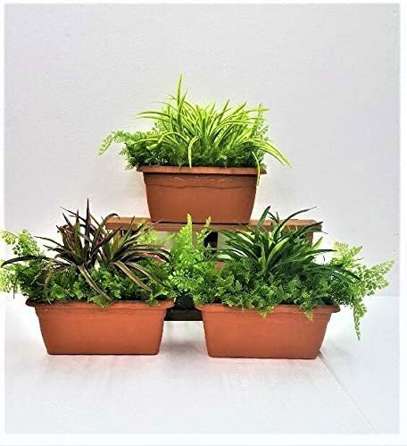 Amazon 人工観葉植物 グリーンプランター お買い特３点セット 造花 人工観葉植物 オンライン通販
