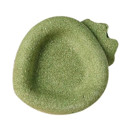 Cuenco para masticar para hámster, juguetes de dentición, cuenco comestible, juego natural de masticación de animales pequeños, contenedor de alimentos para hámster, suministros para mascotas