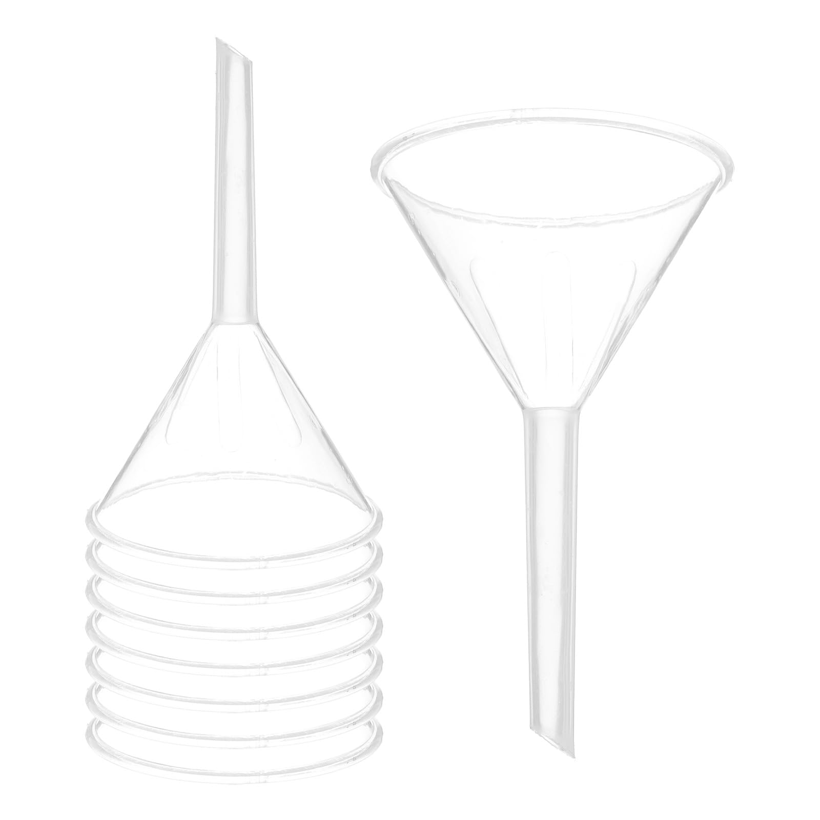 PATIKIL 3 Inch Clear Plastic Funnel