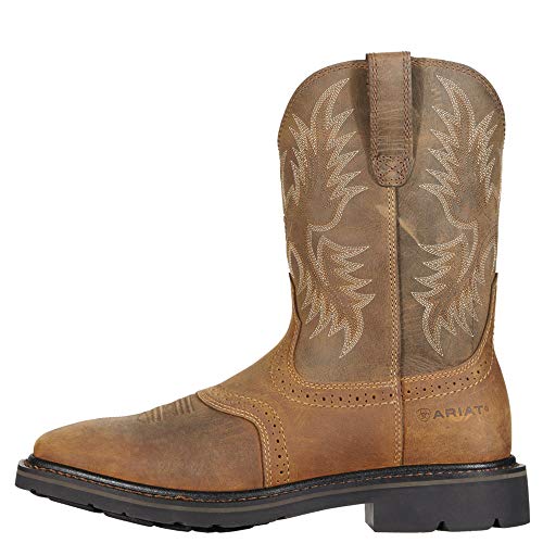 ARIAT mens Sierra Wide Square Toe Steel Toe Work Boot4