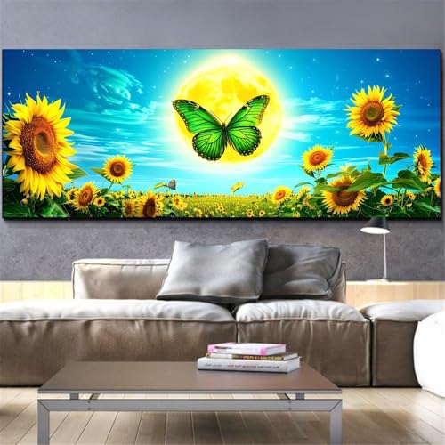 Kit diamond painting papillon idéal pour embellir un salon de manière créative