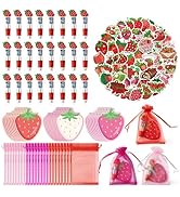 Set Di 36 Articoli Di Cancelleria Capybara CY2SIDE - Penne 4 In 1, Notes Adesivi E Sacchetti Organza Per Bomboniere E Feste