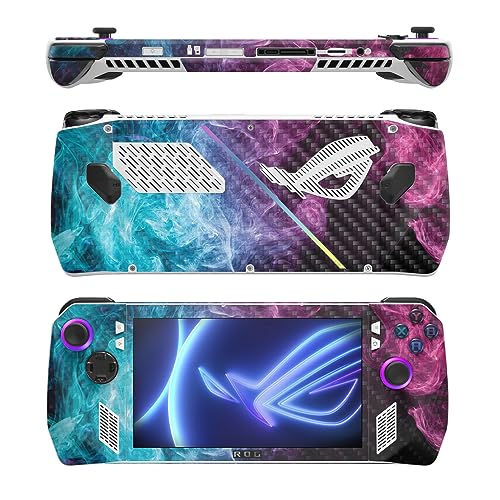 Image of MightySkins Carbon Fiber Skin Compatible with Asus ROG Ally - Mystic Smoke | Protective, Durable Textured Carbon Fiber Finish | Easy to Apply