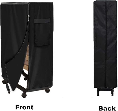 Miniatura 7 de Funda de almacenamiento plegable para cama, tamaño individual, color negro, cordón ajustable (33 pulgadas)